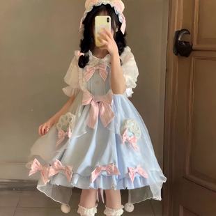 小甜熊 原创正版Lolita花苞裙洛丽塔吊带裙甜美Lo裙JSK女冬季lo裙