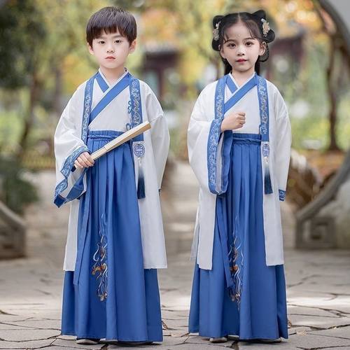 男童汉服儿童国学服女演出服套装