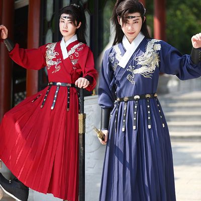 正版原创明制交领贴里飞鱼服套装