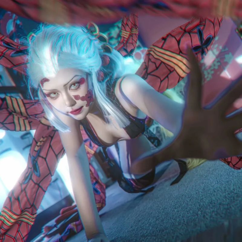 鬼灭之刃上弦陸堕姬cos服动漫全