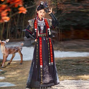 九玄月原创【祈福】唐制汉服交领摊戏男女同款 漫展cos服旅拍汉服