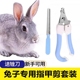 磨甲器指甲刀指甲钳侏儒兔垂耳兔成兔宠物用品 兔子专用指甲剪套装