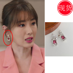 巨塔之后宣萱董一妍陈桢怡王启心同款耳环高级几何2025新款