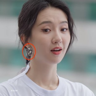 承欢记麦承欢杨紫毛咏欣许龄月刘婉玉何赛飞同款耳环耳钉几何新款