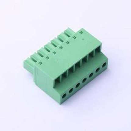 JL15EDGKC-38107G01 插拔式接线端子 1x7P 3.81mm 排数:1 每排P数