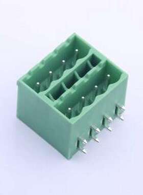 KF2EDGKRCH-5.0-2*4P 插拔式接线端子 5mm 弯插,P=5mm