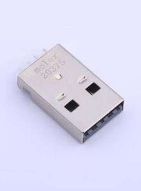 48037-2200 USB连接器 Type-A 公 焊线式