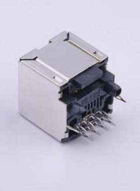 6116202-1 以太网连接器(RJ45 RJ11) 直插 不带LED 插件