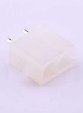 HX63080-2A 线对板针座 1x2P 间距:6.35mm 直插 插件,P=6.35mm