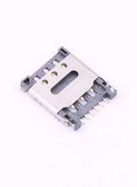 ZX-NSIM-281.4J SIM卡连接器 翻盖式 NanoSIM卡 卡座 SMD