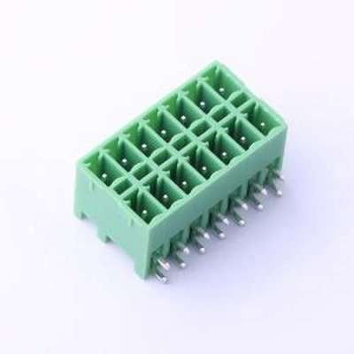 KF2EDGKRH-3.81-2*7P 插拔式接线端子 3.81mm 弯插,P=3.81mm