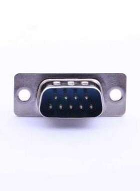 DP-9P公头直针焊板不带螺丝 D-Sub/VGA连接器 DP-9P公头直针焊板