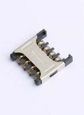 SIM7050-8-0-00-A SIM卡连接器 拔插式 MicroSIM卡 SMD