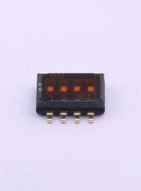 A6H-4102 拨码开关 4位 1.27mm 停产 SMD