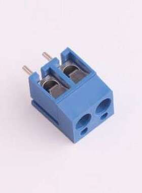 WJ300V-5.0-2P-12-00A 螺钉式接线端子 直插式/5.0mm 2P 蓝色 十