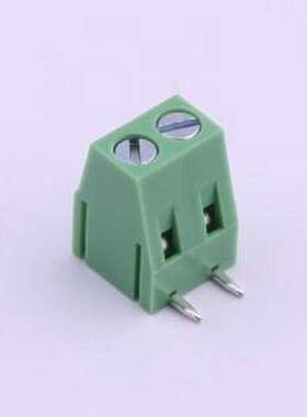 XY128R-A-5.0-2P 螺钉式接线端子 1x2P 5mm 弯插 排数:1 每排P数: