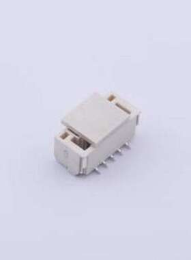 GH1.25-5PLTPZ 线对板针座 GH1.25-5P立贴编带加盖