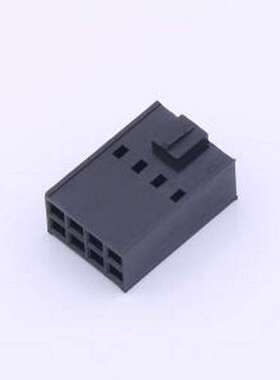 X9555H-2x04E-PT 胶壳(线对板/线对线) 2x4P 2.54mm P=2.54mm