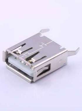 U-USBAS04P-F001 USB连接器 Type-A 母 直插 插件