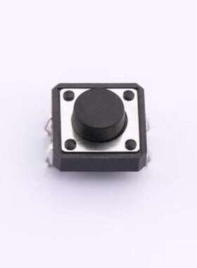 TS015-CBW1FH6.0 轻触开关 12*12*6.0mm 直插 250GF 轻触开关 插