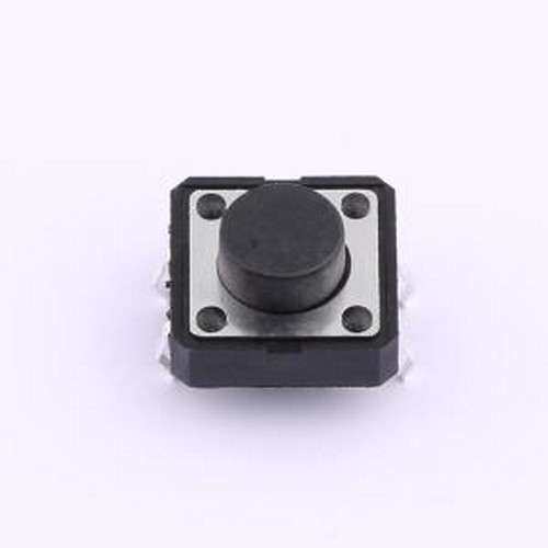 HX TS126CJ 250gf 009 轻触开关 12x12x6mm 立插 轻触开关 插件,1
