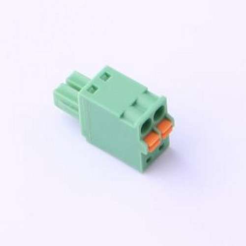 KF2EDGKD-3.5-2P 插拔式接线端子 3.5mm 1x2P 排数:1 每排P数:2 P