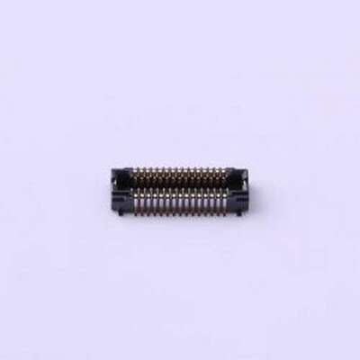 AXT330124 板对板与背板连接器 间距:0.4mm 母 立贴 SMD,P=0.4mm