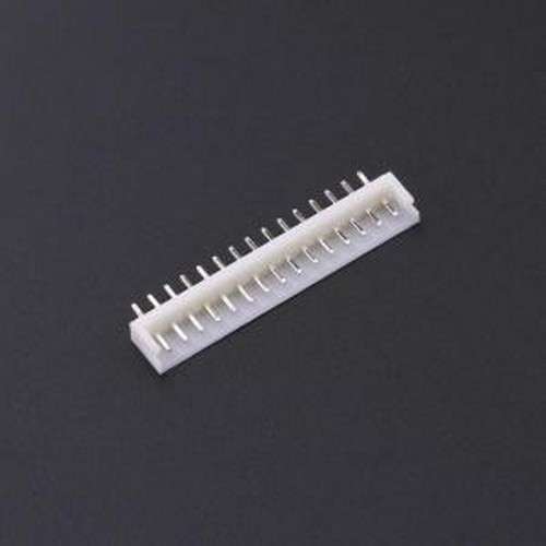 EH-15A 线对板针座 1x15P 间距:2.5mm 直插 插件,P=2.5mm