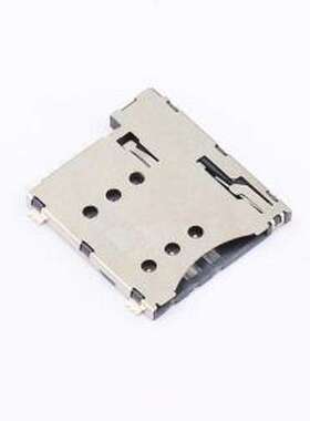 A-MicroSIM-1.35A SIM卡连接器 自弹式 MicroSIM卡 卡座 SMD