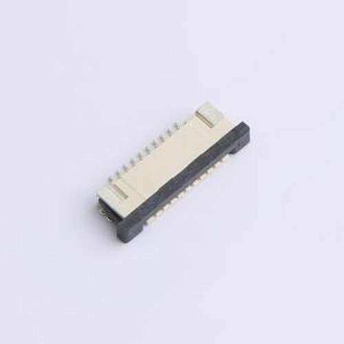 5C6DC2510 FFC/FPC连接器 抽屉式 下接 间距:1mm SMD,P=1mm,卧贴
