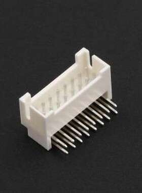 HC-PHB-2*8AW-05 线对板针座 2x8P 间距:2mm 弯插 弯插,P=2mm