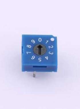 R9410R0H 旋转编码器 0-9数字BCD编码旋转开关 10位插件4+1脚 插