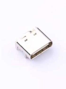 ZX-TYPEC-WTM1648-B USB连接器 Type-C 母 卧贴 SMD