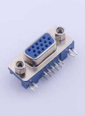 FDB1519-F0DB300U1KA D-Sub/VGA连接器 D-Sub 母 P数:15P 弯插