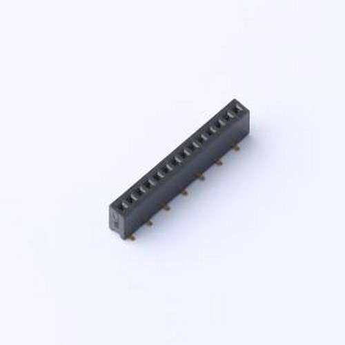 X1311FVS-14-C43D35R2 排母 间距:1.27mm 1x14P 立贴 SMD,P=1.27m