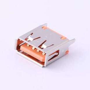 Type 插件 916 USB连接器 直插 橙色 母 252A1112Y10210