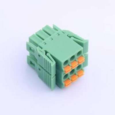 KF2EDGKNHG-3.81-2*3P 插拔式接线端子 卡扣固定 3.81mm P=3.81mm