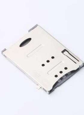 ZX-SIM-481.85J-6 SIM卡连接器 自弹式 MiniSIM卡 卡座 SMD