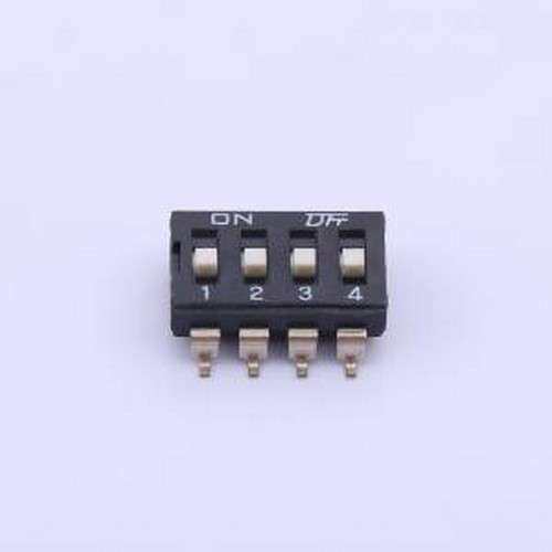 KH-10027B-SMT2.54-4P 拨码开关 KH-10027B-SMT2.54-4P SMD-8P,6.
