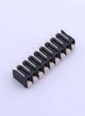 JL212V-50009B01 弹簧式接线端子 1x9P 5mm 每排P数:9 排数:1 插