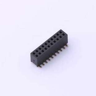 1.27mm P=1.27mm SMD 立贴 2x10P 间距 排母 DW127S