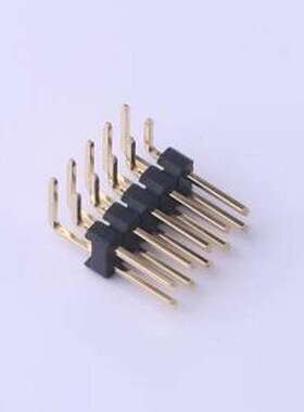 FPH25461-D10B1014221207B 排针 间距:2.54mm 2x5P 弯插 方针 弯