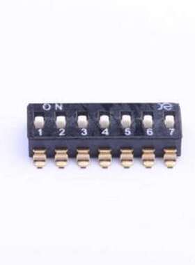 DSIC07LSGET 拨码开关 拨码开关 SMD-14P,6x17.8mm