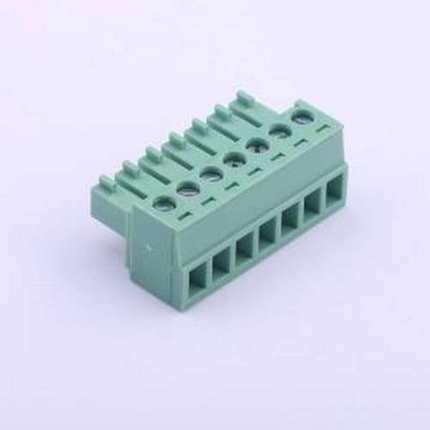 JL15EDGK-38107G01 插拔式接线端子 1x7P 3.81mm 排数:1 每排P数: