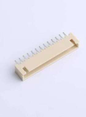 HCZZ0126-13 线对板针座 1x13P 间距:2.54mm 直插 系列:XH 米色