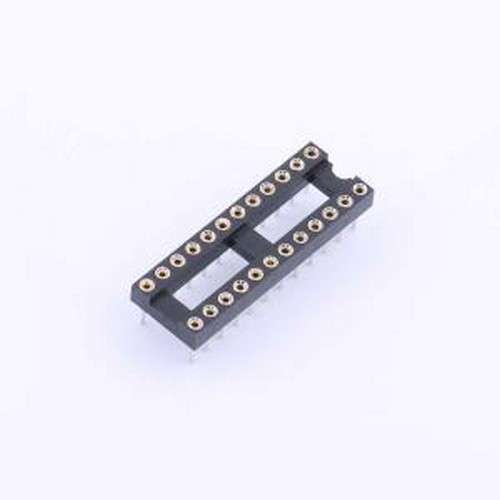 IC254V-12-24-0743 IC/晶体管插座 间距2.54mm P数:24P 圆孔 DIP-