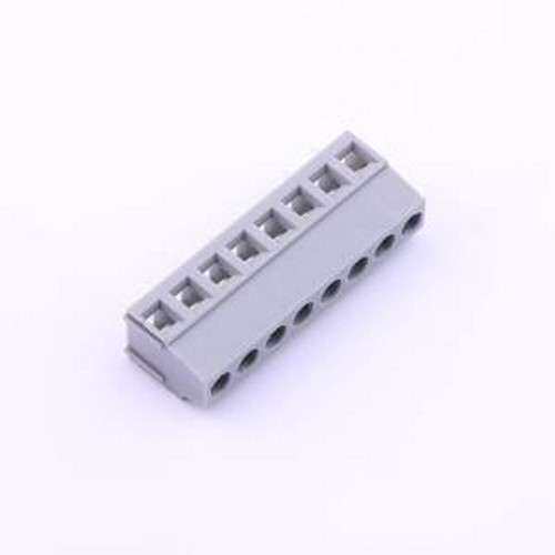 DB128L-5.0-8P-GY-S 螺钉式接线端子 DB128L-5.0-8P-GY-S 插件,P=