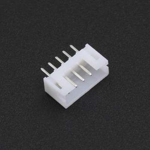 XD-PH-5A-G 线对板针座 1x5P 间距:2mm 直插 系列:PH 白色 插件,P
