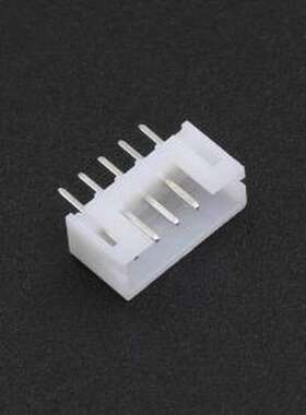 XD-PH-5A-G 线对板针座 1x5P 间距:2mm 直插 系列:PH 白色 插件,P