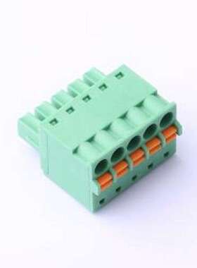 JL15EDGKD-38105G01 插拔式接线端子 1x5P 3.81mm 排数:1 每排P数